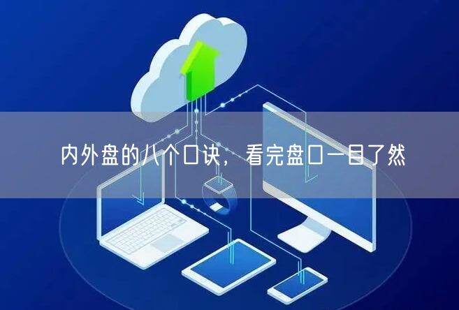 内外盘的八个口诀，看完盘口一目了然